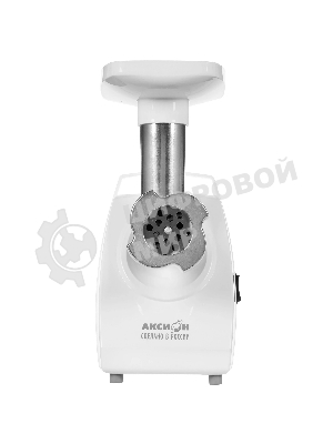 Мясорубка электрическая Аксион М33.01 белый, 1500 Вт, 1.7 кг/мин, реверс, защита от перегрузки, насадки - 3