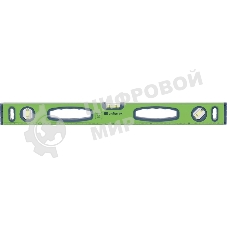 Уровень Сибртех алюминиевый УСМ-0,5-600, фрезерованный, 3 глазка, магнитный, рукоятки, 600 мм