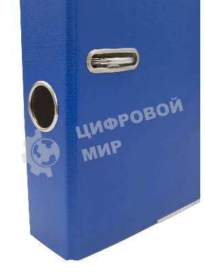 Папка-регистратор картонный с PVC покрытием Silwerhof 355020-02 50мм, без окантовки, карман на корешке, синий