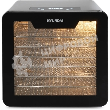 Сушка для фруктов и овощей Hyundai HYFD-8802 14под. 600Вт серебристый