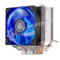 Кулер универсальный Silverstone SST-KR03 Kryton CPU Cooler, low noise, silent hydraulic bearing 92мм blue LED fan, universal Socket compatibility