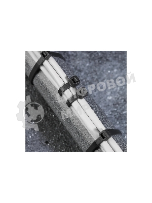 Хомут кабельный Rexant 4.8х350 нейл. черный (уп. 100 шт)