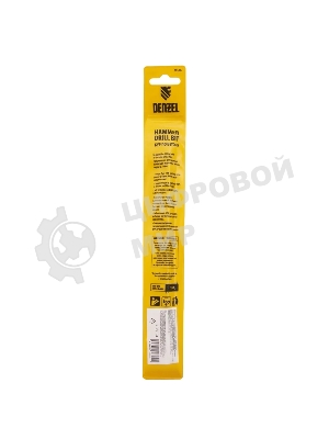 Бур по бетону Denzel двойная спираль, Cobalt W-tip, 12x210 мм, SDS PLUS