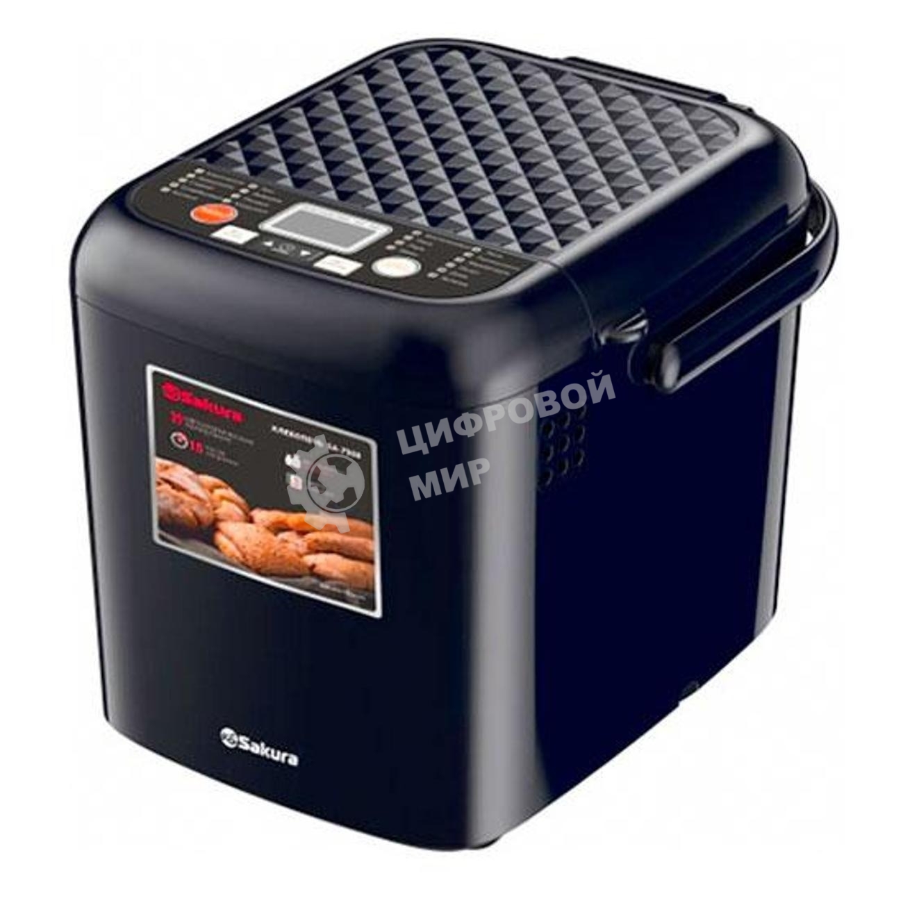 Хлебопечка Sakura SA-7508BK 500 Вт, 19прогр 500/600гр