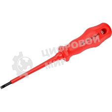 Отвертка диэлектрическая шлицевая SL4.0х100 K2 1000В ARMA2L 3 IEK A2L3-SC30-K2-SL-40-100