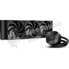 Система жидкостного охлаждения Deepcool LE360 V2 Zero Dark Soc-AM5/AM4/1200/1700/1851 черный 4-pin 19-31.6dB Al 250W 1632gr Ret (R-LE360ZERO-BKLNMD-G-1)