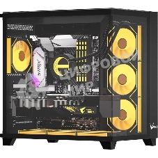 Компьютерный корпус Aerocool/Formula Crystal Z9 FLOE черный без БП ATX 2xUSB 3.0 audio bott PSU