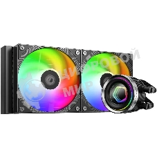 Система жидкостного охлаждения ID-Cooling FX240 INFINITY ARGb черный 120мм алюминий+медь 2000rpm 27.2db 4-pin 300W