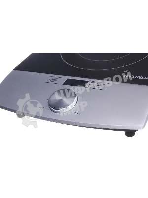 Плита настольная электрическая Hyundai HYC-0102 серебристый/черный стеклокерамика