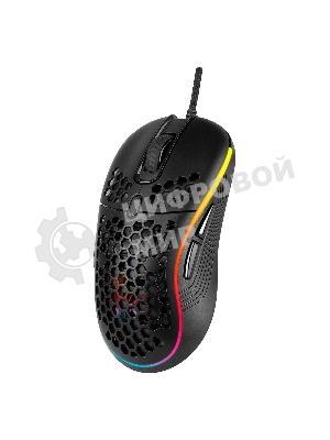 Игровая мышь SVEN RX-G860 чёрная (8 кнопок, 12800 dpi, USB, RGB подсветка )