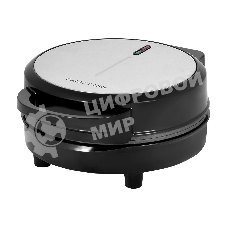 Вафельница Galaxy Line GL 2987, черный с серебристым, с несъемными пластинами, 1200 Вт