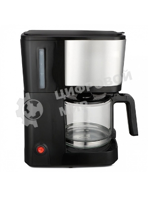 Кофеварка капельная BQ CM2007 стальной/черный, исп. кофе - молотый, 1.25 л, 750 Вт