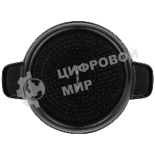 Кастрюля Maunfeld Osvald MF22SVLD03CR универсальная из литого алюминия со стеклянной крышкой, 3 л