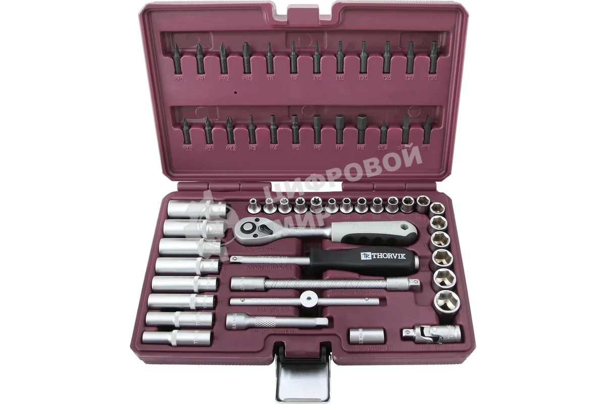 Набор инструмента Thorvik TS057 1/4