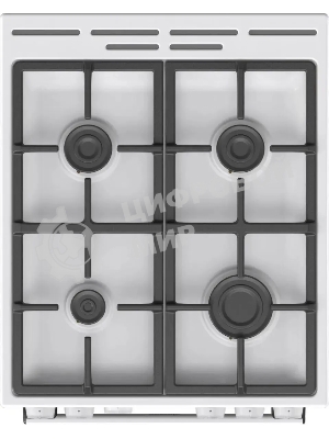 Плита газовая Gorenje GG5A11WF белый, конфорок 4 газовых, духовка 70 л, 50 см x 85 см x 59.4 см