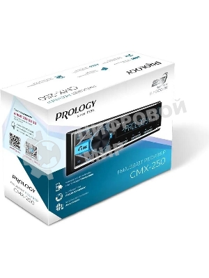 Автомагнитола Prology CMX-250, 1 DIN, Bluetooth, USB Type-A, AUX, пульт ДУ