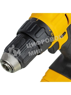 Дрель-шуруповерт DeWalt DCD771D2-QW, 18 В, 2 Ач, 42 Нм, щеточный