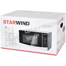 Микроволновая печь Starwind SMW2820 серебристый/черный, 20 л, 700 Вт, переключатели - сенсор