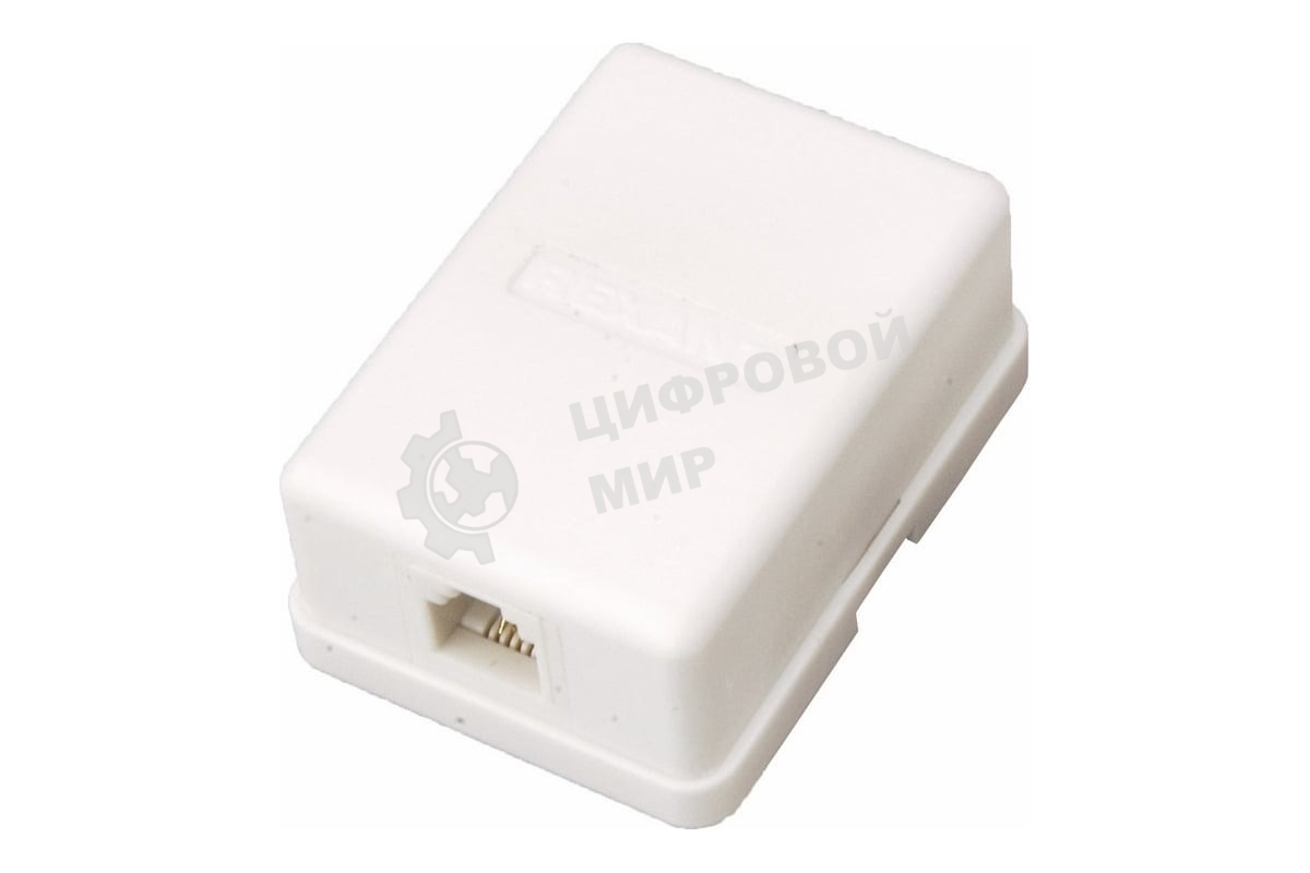 Розетка телефонная 1-м Proconnect RJ11 6P2C 03-0001-4