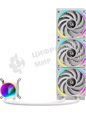 Система жидкостного охлаждения Formula Oasis L360 ARGb белый 120мм алюминий+медь 2000rpm 27db 4-pin 360W