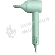 Фен Red Solution F572 зеленый/мятный, 1400 Вт, компактный, ионизация