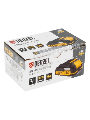 Батарея аккумуляторная Denzel BH-20-2.0, Li-Ion, 20 В, 2,0 А·ч