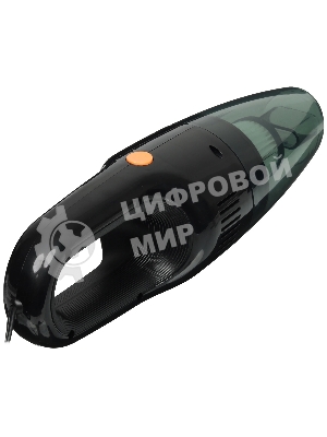 Пылесос автомобильный QUMO VaccoPM 6D черный/серый, 120 Вт, уборка сухая, пылесборник контейнер 0.35 л