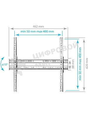 Кронштейн для телевизора Arm Media PLASMA-4 new черный, 22
