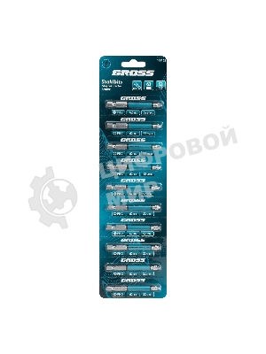 Бита Gross PH2х70 мм, сталь S2, кругл., отрывн., 10 шт.