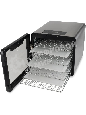 Сушка для фруктов и овощей Hyundai HYFD-8802 14под. 600Вт серебристый