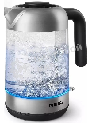 Чайник электрический Philips HD9339/80 1.7 л, 2200 Вт, прозрачный (корпус: стекло)