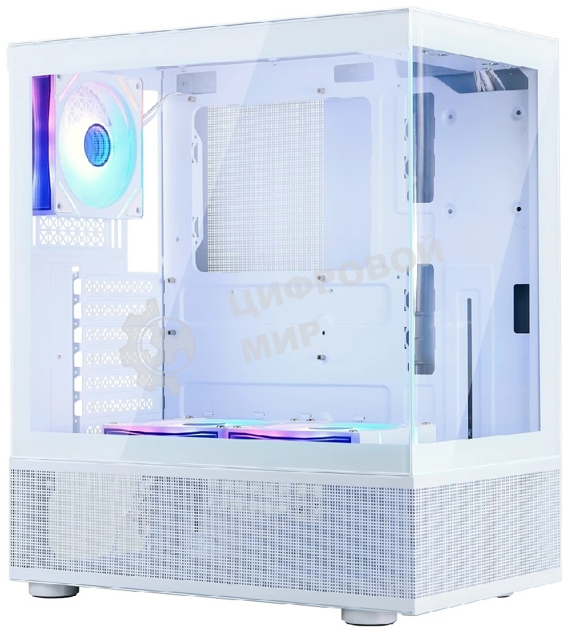 Компьютерный корпус 1STPLAYER MIKU Mi7-A ARGb белый/ATX/3x120мм ARGb fans/Mi7-A-WH-2FC7R-W-1FC7-W