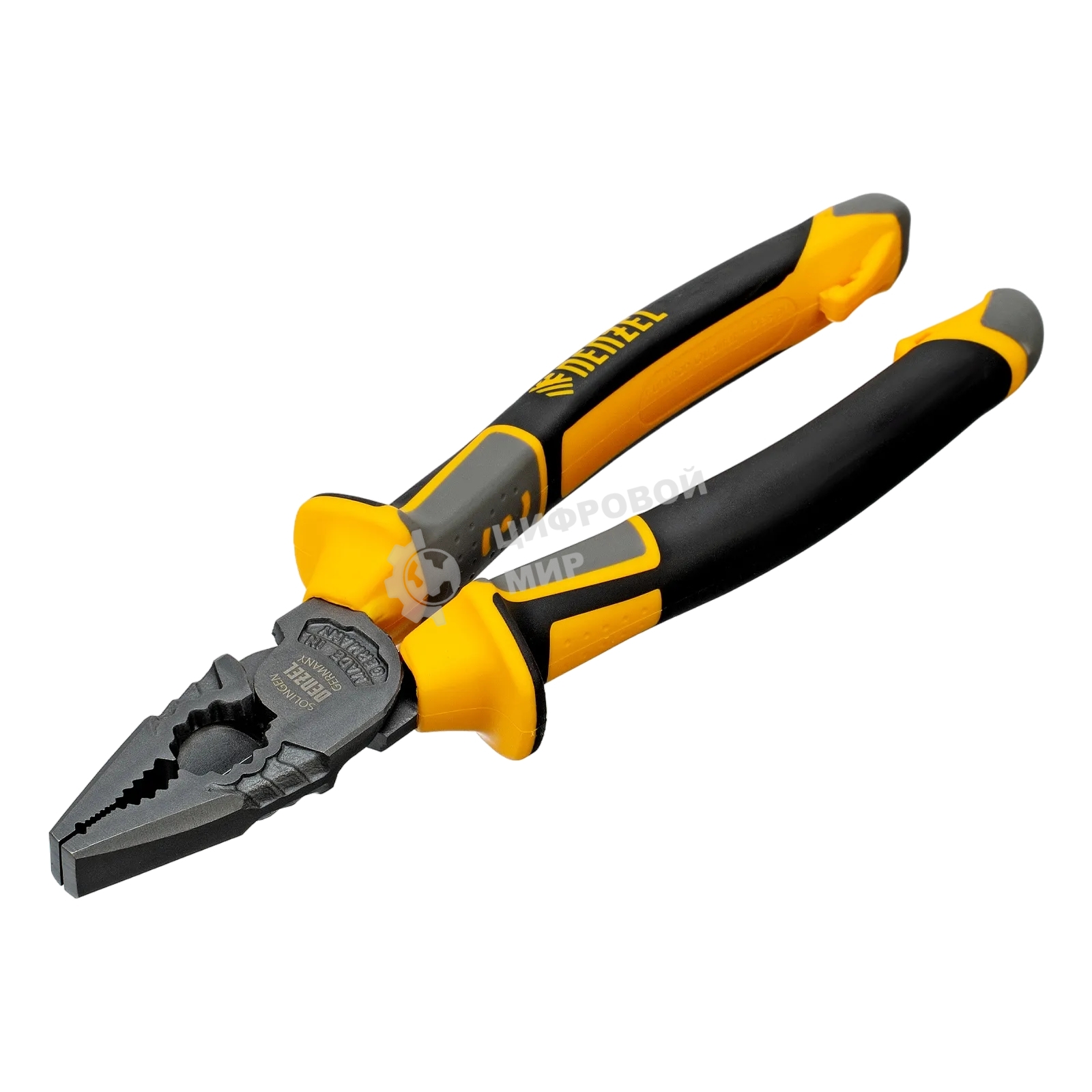Плоскогубцы комбинированные Denzel 205 мм, трехкомпонентные рукоятки