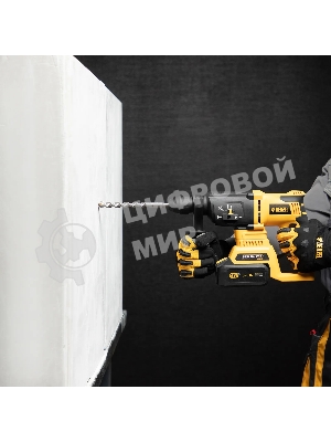 Бур по бетону Denzel двойная спираль, Cobalt W-tip, 12x210 мм, SDS PLUS