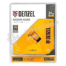 Фиксатор магнитный Denzel отключаемый для сварочных работ усилие 55 LB, 45х90 град.