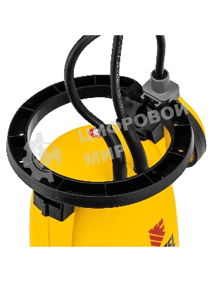 Дренажный насос Denzel DP-450S для чистой и грязной воды, 450 Вт, напор 6 м, 12000 л/ч