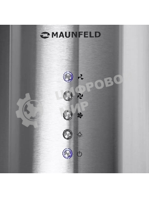 Вытяжка островная Maunfeld Lee Light Isla 35 нержавеющая сталь, 35.15 см, 1050 куб. м/ч, 63 дБ