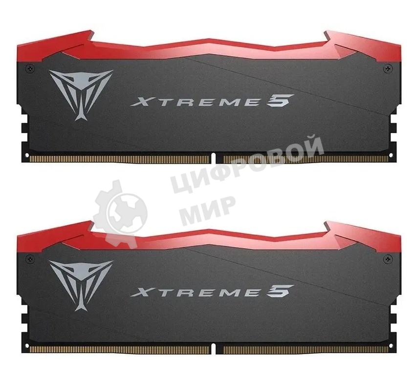Оперативная память Patriot Viper Xtreme 5, DDR5, 32GB (2x16GB), 7600MHz, CL36, DIMM, с радиаторами, черный