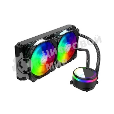 Система жидкостного охлаждения Alseye M240B черный, 120 мм, алюминий/медь, 1800 об/мин, 42.3 дБ, 4 pin