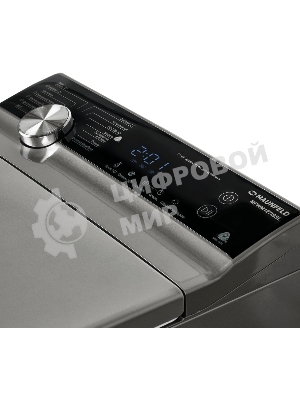 Стиральная машина Maunfeld SILVER MFWM127ISSL серебристый, загрузка вертикальная 7 кг, 1200 об/мин., класс: А+++