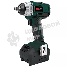 Профессиональный бесщеточный гайковерт аккумуляторный KLPRO KLSS18B-80 (18В, Li-ion-2шт, 8.0А·ч, 250Нм, 2 скорости, подсветка,З/У,в кейсе)