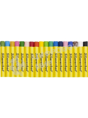 Масляная пастель Silwerhof Create 18 цветов, длина 70мм, диаметр 10мм