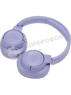 Беспроводные/проводные наушники JBL Tune 770NC фиолетовый, полноразмерные, Bluetooth + проводной, активное шумоподавление, до 70 ч