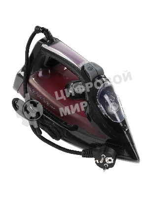 Утюг BQ SI1003 черный/винный/красный, 2600 Вт, 35 г/мин, 160 г/мин, 360 мл