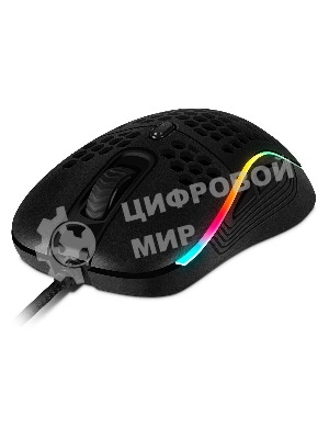 Игровая мышь SVEN RX-G860 чёрная (8 кнопок, 12800 dpi, USB, RGB подсветка )