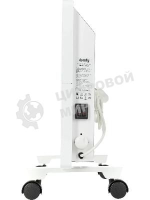 Конвектор электрический Domfy DCW-CH1020 белый, 2000 Вт, 30 м2, термостат