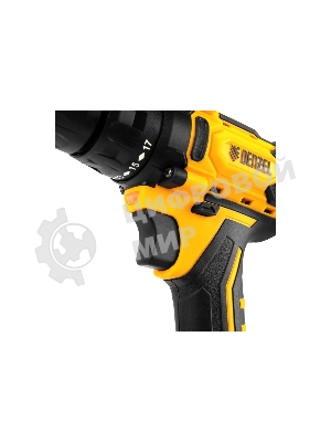 Дрель-шуруповерт аккумуляторная Denzel CDL-12-02BM, 12В, 2 АКБ