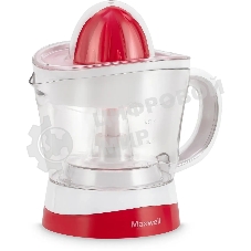 Соковыжималка Maxwell MW-1109(W) белый/красный, цитрусовая, 25 Вт, 700 мл, механическое