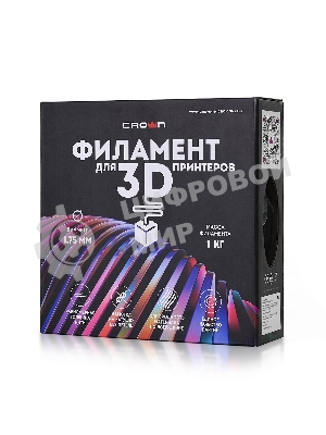 Филамент Crown Micro CM-FILPETG015W PETG 1.75 1кг белый