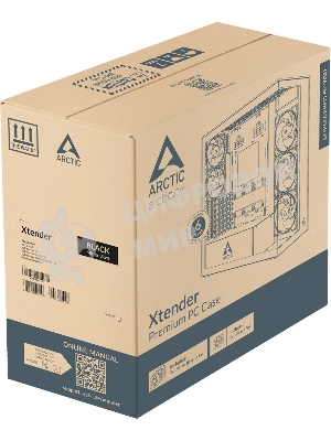 Компьютерный корпус Arctic Cooling ARCTIC Xtender VG (Mirror Black) арт. ACPCC00019A
